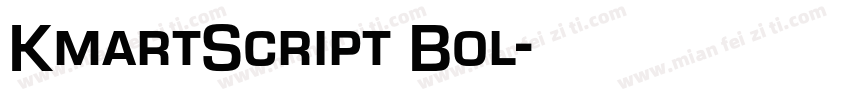 KmartScript Bol字体转换